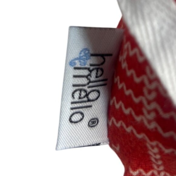 Hello Mello Lounge Pants Pajama Womens Large/XL Red New Snowflake Matching Pouch - Picture 11 of 11